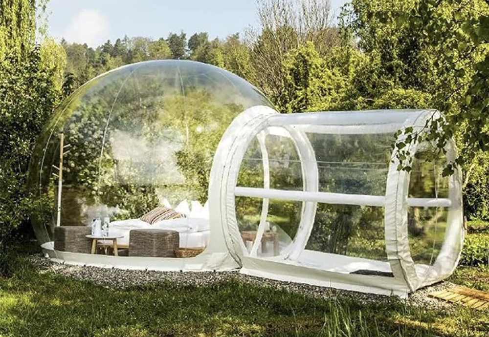 bubble tent date night